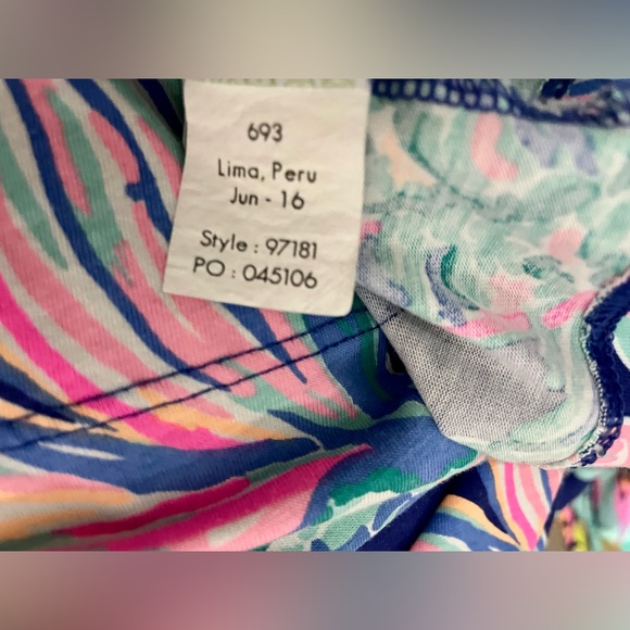 SALE:EUC Lilly Pulitzer MARLOWE T-Shirt Dress-In True Blue Going Coastal - Picture 14 of 16